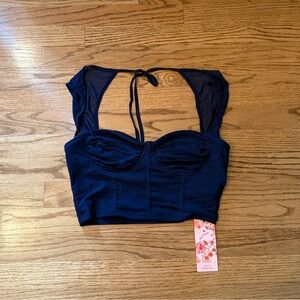 SHEIN Deep Blue Women's Bra Top